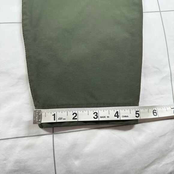 Duluth Trading Co Pants Womens 8 Green Flexpedition Skinny Nylon Hiking Pull On - Picture 11 of 11